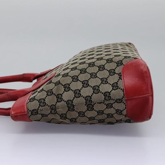 GUCCI GG Supreme Tote Bag Beige Red Gold 002 119 - Picture 3 of 16